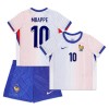 Maillot de Supporter France Mbappé 10 Extérieur Euro 2024 Pour Enfant